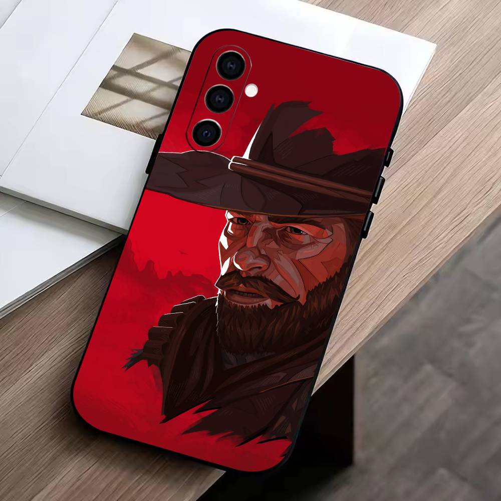 game of the-Red Dead Redemption 2  Phone Case For Samsung Galaxy A73,A72,A71,A70,A53,A52,A51,Soft Silicone Black Cover