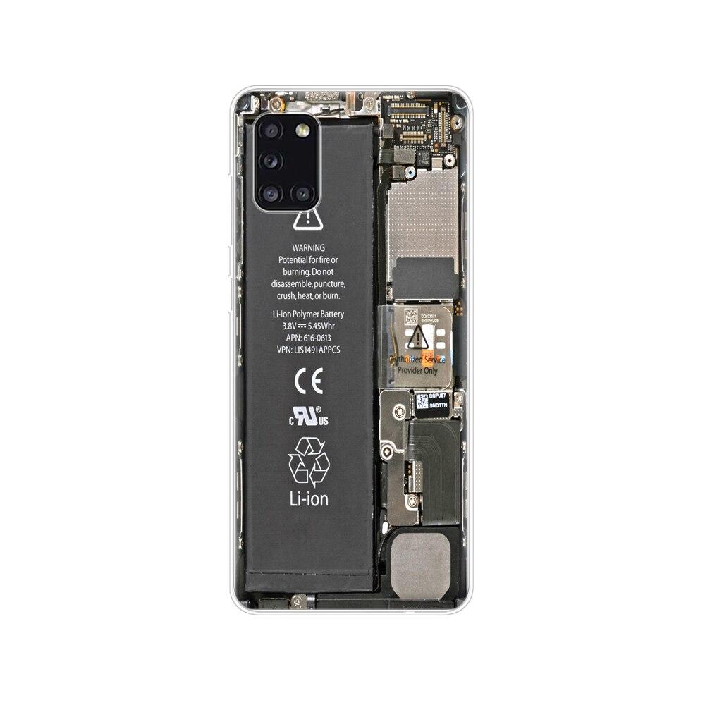 Fall Für Samsung Galaxy A31 Fall Für Samsung A31 EINE 31 SM-A315F 6.4"; Telefon Abdeckung Silikon Weiche TPU Coque Stoßstange Volle Schutzhülle