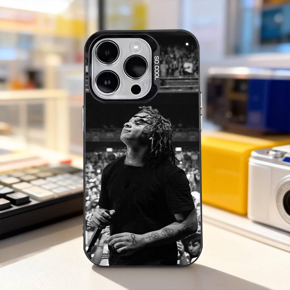 Rapper T-Trippie R-Redd Cool Phone Case For iPhone 11,12,13,14,15,16,17,Pro,Max,Plus,E,Air,Mini IMD Matte Black