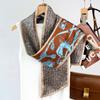 Mulberry Silk Necktie for Women Versatile Autumn Style Chic Slim Multi-functional Decorative Double-layer 100% Silk Scarf