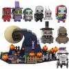 Brickheadz The Nightmare Christmas Halloween Jack DIY Mayor Lock Figures MOC Building Blocks Toys for Children Kids Gifts Bricks