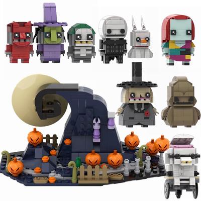 Brickheadz The Nightmare Christmas Halloween Jack DIY Δήμαρχος Lock Φιγούρες MOC Τουβλάκια Παιχνίδια για Παιδιά Παιδικά Δώρα Τούβλα