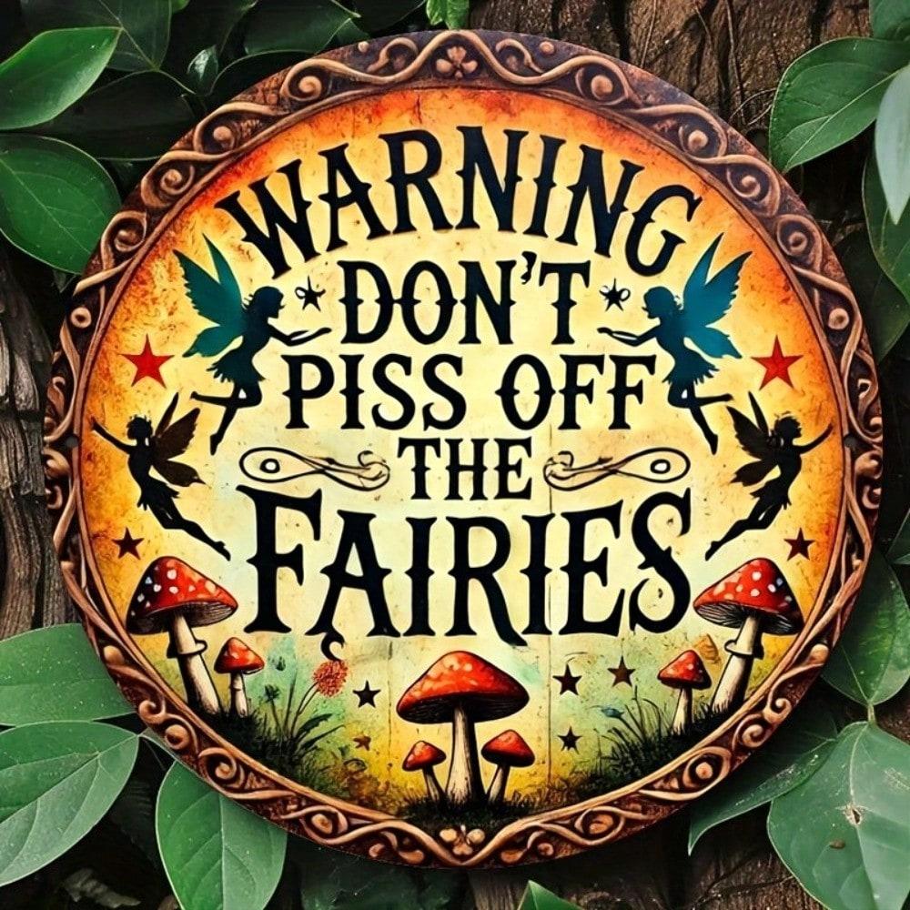 Tin Sign 2D Metal Wall Art Decorative Hanging Accessory Home Decor