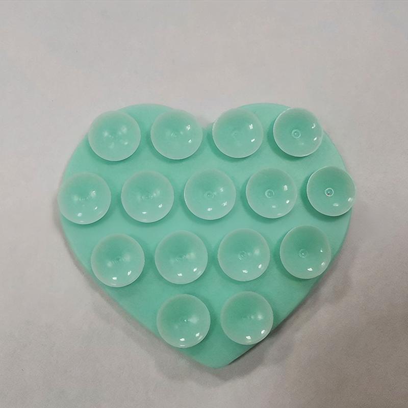 1Pc Backed Adhesive Sucker Pad For Fixed Pad Double Side Silicone Suction Pad For Mobile Phone Fixture Suction Cup