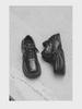 Men's Retro British-Style Derby Shoes with Thick Sole and Square Toe