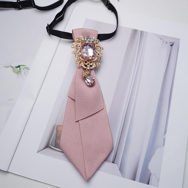 Butterfly Tie Brooch For Women With Silk Fabric Korean Style Neck Accessory For Summer 2025