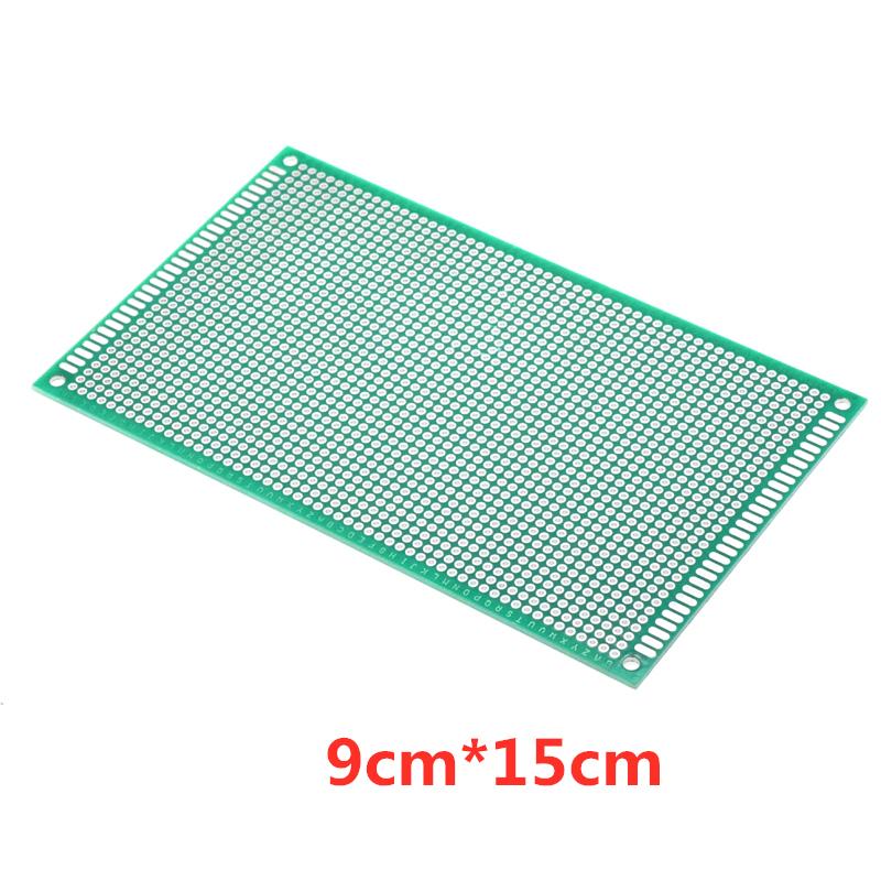10BUC 9x15cm 8x12cm 7x9cm 6x8cm 5x7cm 4x6cm 3x7cm 2x8Cm Verde Placă de tablă cu pulverizare pe două fețe, placa universală PCB