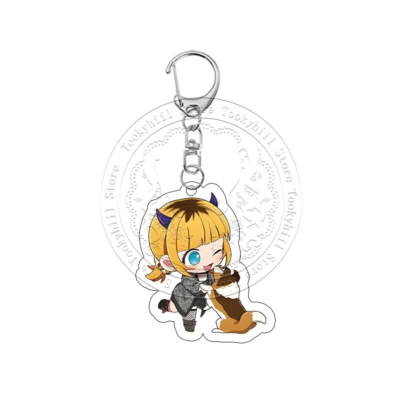 Oshi No Ko Acrylic Keychain Cartoon Aqua Exquisite Model Kana Decor Keyring Acg MEM Cho Ruby Bag Pendant Birthday Gift