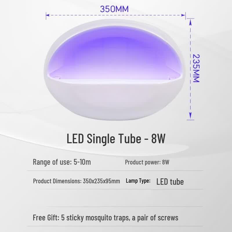 LISM Wall-mounted LED Sticky Fly Trap