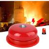 Ciglow Fire Alarm Bell, 220V/24V/12V 6inch Stainless Steel School Factory Warehouse Electric Bell 100db AC 50HZ(24V)