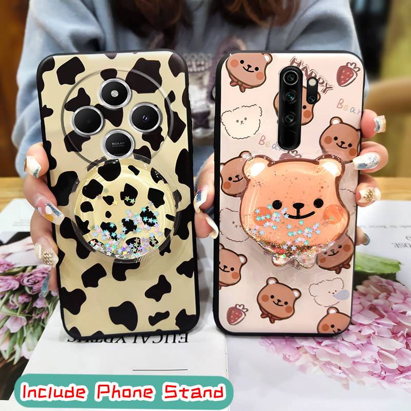 Waterproof protective Phone Case For Redmi A4 5G Dirt-resistant Soft Case Durable Quicksand Skin feel silicone TPU cute