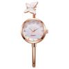 Quartz Movement Open Cuff Wristwatch Butterfly Motif Jewelry Bracelet Watch  Fashion Gift