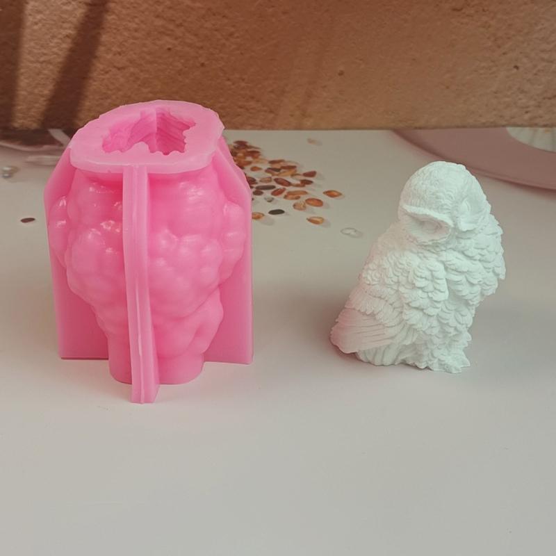 3D Eulenformen Epoxidharzformen Gussformen Silikonformen Ornament Gipsformen Backformen zur Herstellung von Kunsthandwerk