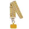 Mobile Phone Lanyard Hanging Neck Chain Crossbody Adjustable Shoulder Wide Cloth Strap Pearl Pendant Anti-lost Sling with Clip