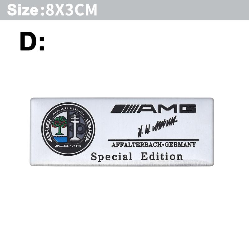 

Car Aluminum Sticker Emblem Badge Decals Accessories For Mercedes-Benz A/B/GLA/CLA Smart AMG W108 W124 W126 W140 W168 W169 W176