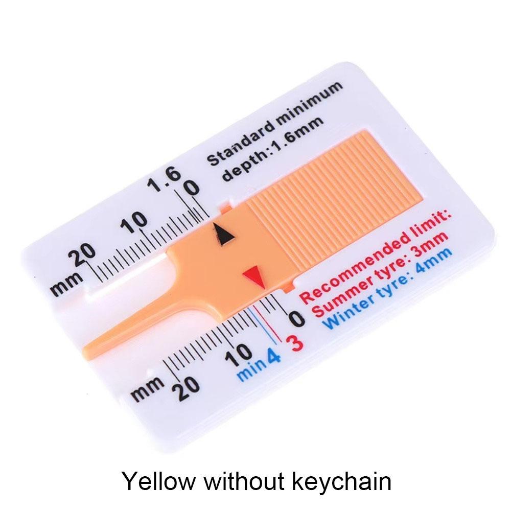 10pcs High Precision Car Tyre Tire Tread Depth Gauge Accurate Tread Thickness Ruler  Professional