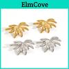 Floral Stainless Steel Earrings For Women With Stylish Spring Accessory