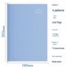 Deli T3272 32K Glass Clear Notebook