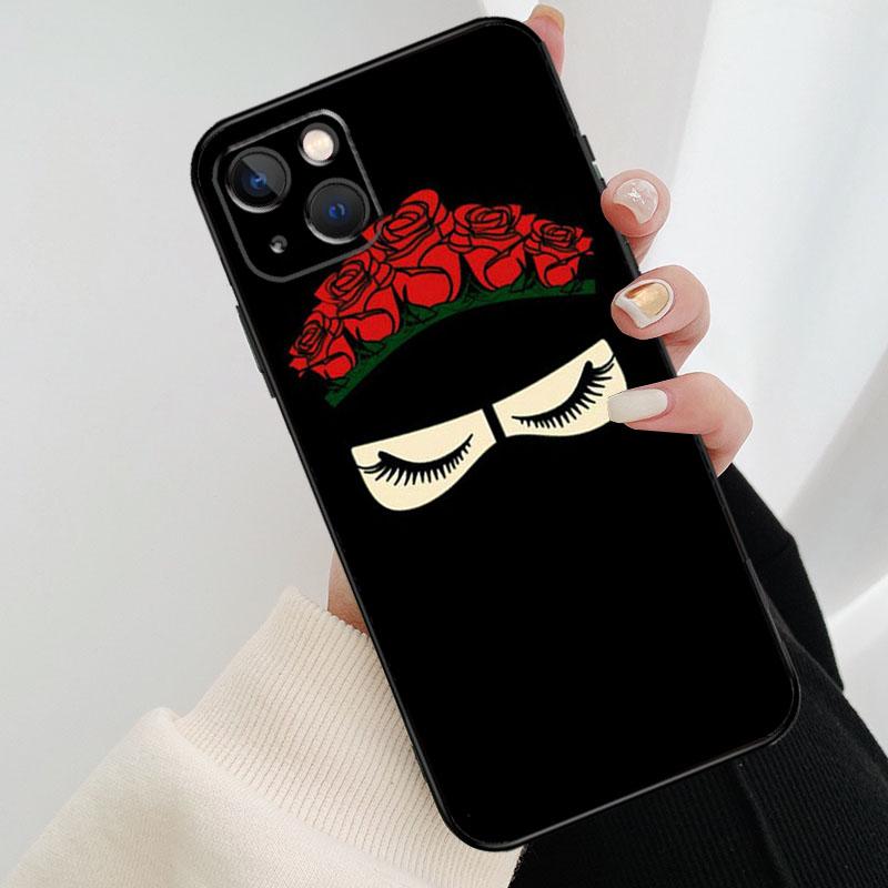 Muslim Islamic Girls Arabic Hijab Phone Case For iPhone 17 Pro Max 16 15 14 11 12 13 Pro Max mini 15 16 Plus 16e 17 Air Cover