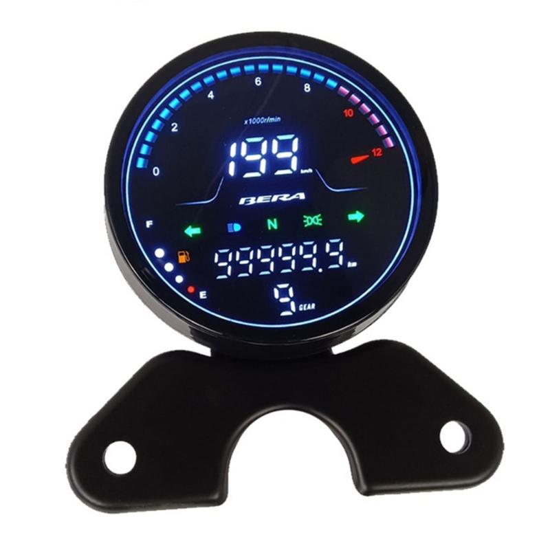 

Speedometer Round Dial Odometer for RT250-C CG125 Motorcycle Digital Instrument Gauge Motorbike Modification Accessories 1