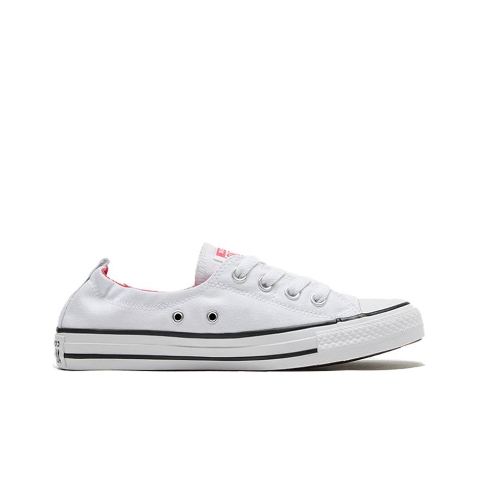 Converse All Star 1V Round Toe Lace-Up Low-Top Canvas Shoes Women sneaker White 568540F