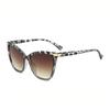 Trendy Retro Cat Eye Sunglasses Slimming Large Frame UV Resistant Driving Sunglasses 8825 Fashionable