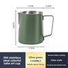 Sharp-mouthed Decorative Pitcher with Thickened 304 Stainless Steel Coffee Frothing Cup - Professional Coffee Machine Milk Frothing Cup