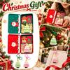 Flocked Christmas Tree Keychain with Tin Box, Christmas Tree Hanging Ornament Pendant, for Christmas Decor