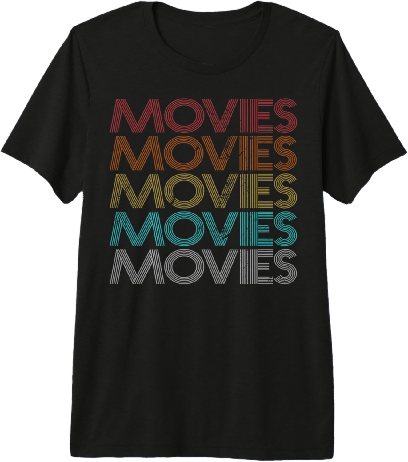

Retro Vintage Movies Premium Tri-Blend T-Shirt 5XL різнокольоровий