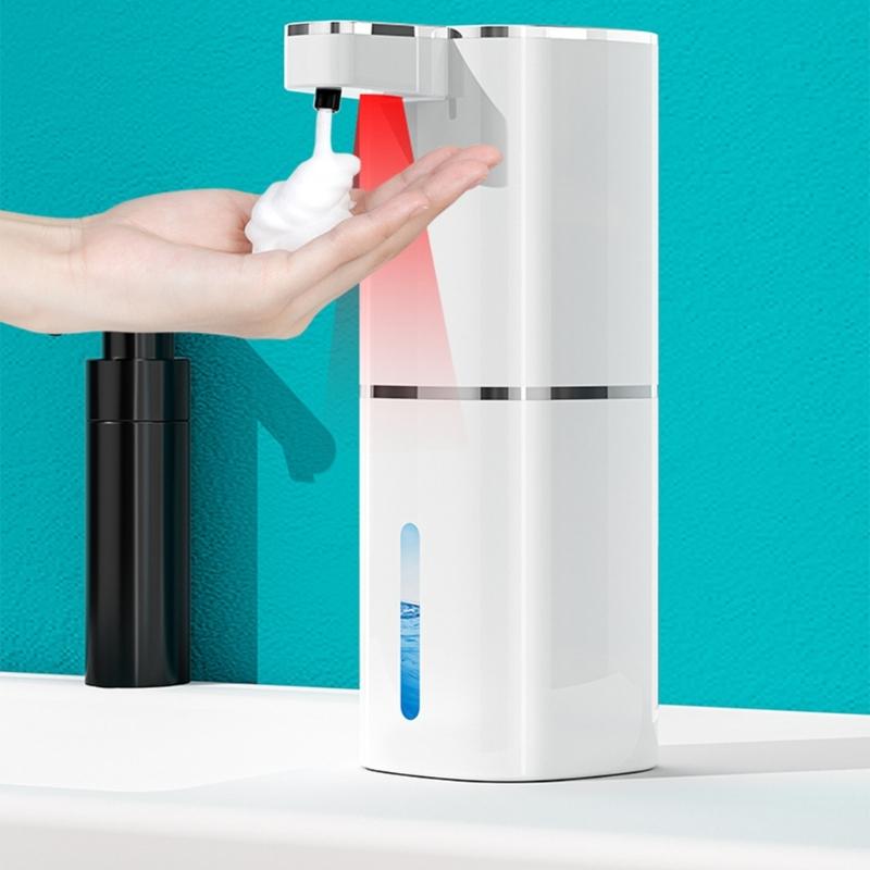 No Touch Hand Soap Foam Dispenser Rechargeable Automatic Foaming Soap Dispenser Automatic Induction Foam Hand Washer