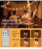 Smart Remote ST38 Solar LED String Lights - Waterproof Decorative Atmosphere for Outdoor Weddings and Camping