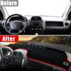 Für Jeep Compass 2009 2010 2011 2012 2013 2014 2015 2016 Auto-Armaturenbrett-Abdeckung, vermeiden Sie Lichtpad, Anti-UV-Teppiche, rutschfeste Matte