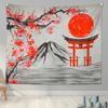 Home Decoration Japanese Ukiyo-e Tapestry Kanagawa Surf Hanging Cloth Wine Shop Japanese Tapestry Hanging Painting