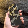 Foreign trade new black heart pattern for apple 16/15/14 pro mobile phone case 15promax13/12/11X