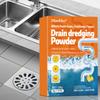 Sewage Rapid Drainage Cleaner Powder, Kitchen Sink and Toilet Pipes, Floor Drain Plug, Hair and Grease Remover, Deodorizer