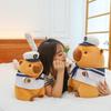 New Ugly Cute Navy Sailor Kapi Storm Plush Toy Cute Capybara Doll Doll Rag Doll