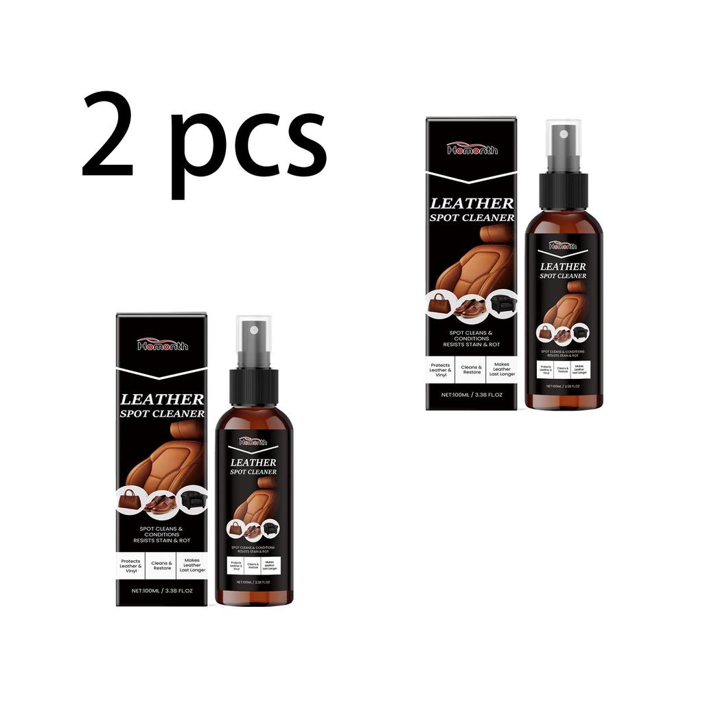 Homonth Multi-Functional Leather Cleaner Car Cleaning and Stain Removal Universal Leather Care and Restoration Suitable for Car Leather 100ml