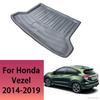 Car Rear Trunk Mat For Honda Vezel 2014 2015 2016 2017 2018 2019 Tailored Cargo Liner Boot Floor Tray Carpet Protector Mud Kick
