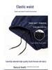 Dark Blue Unisex Student School Uniform Straight-Leg Pants - Summer Thin & Spring/Fall Loose Fit