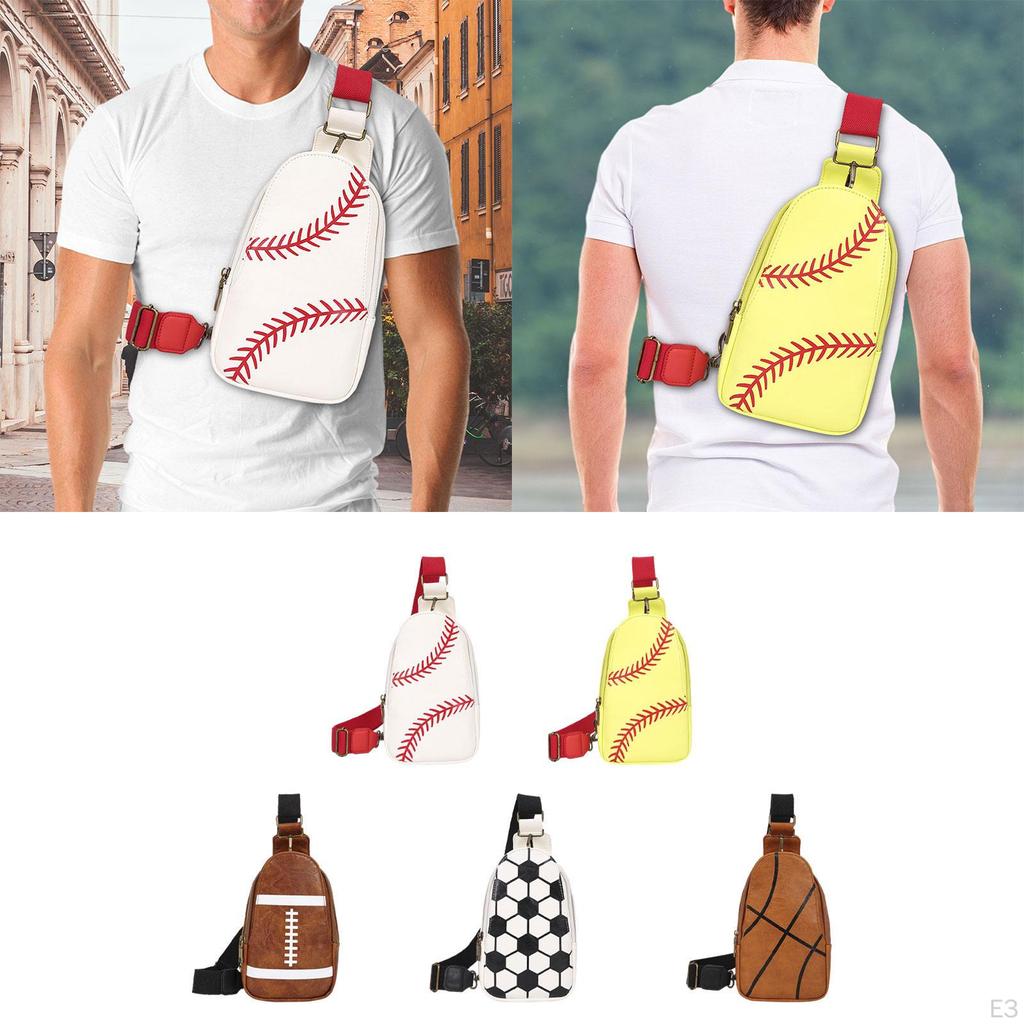 Borsa a petto da rugby Zaino a tracolla Zainetto Moda Piccola borsa a marsupio per