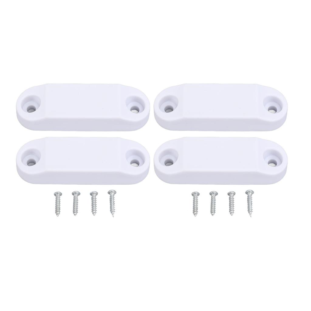 2 Set RV Magnetic Baggage Door Catch White RV Storage Door Holder for Campers Motor Homes