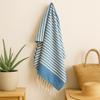 Cotton Pareo Throw Sky Blue 100x180 Cm