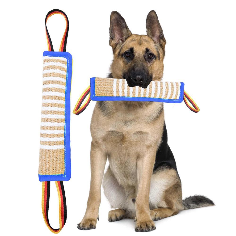 

Burlap Dog Bite Stick - Training, Chewing, and Fetching Toy