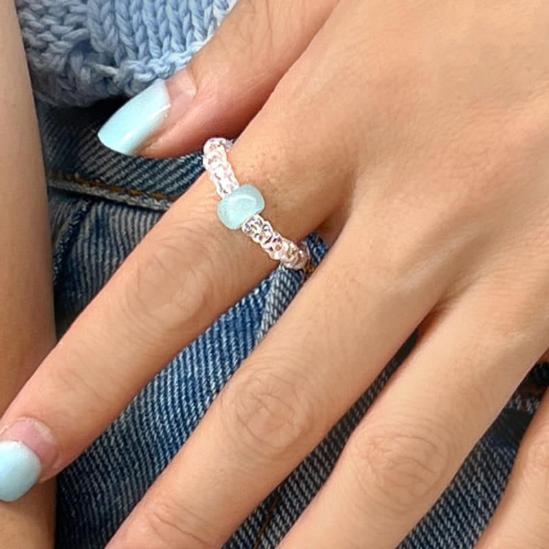 GETMEBLING Clear Ball Ring