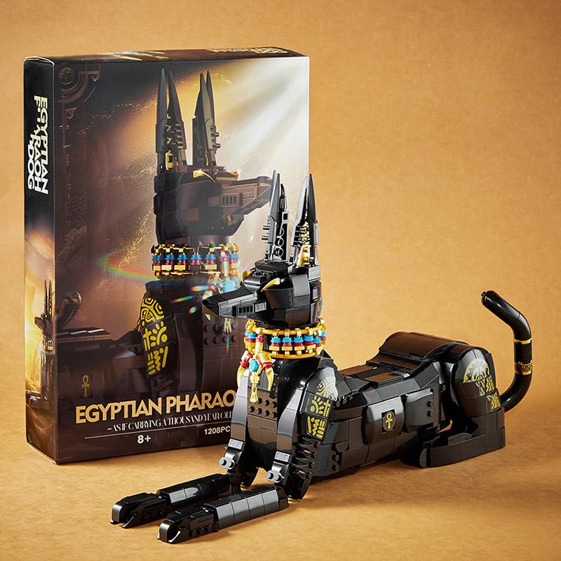 High-Quality Moc Urban Area High-Quality 1208Pcs High-Quality Ancient High-Quality Egyptian High-Quality Pharaoh High-Quality Dog Construction Set