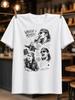 Vasco Rossi Skizze Handgezeichnet Sänger Collage Mit Textnotizen Und Tinte Konzertenergie Unisex Alle Unisex Alle T-Shirt
