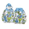 Women's Fashion Jacket Casual Printed Long-sleeved Hooded Cardigan Sweatshirts