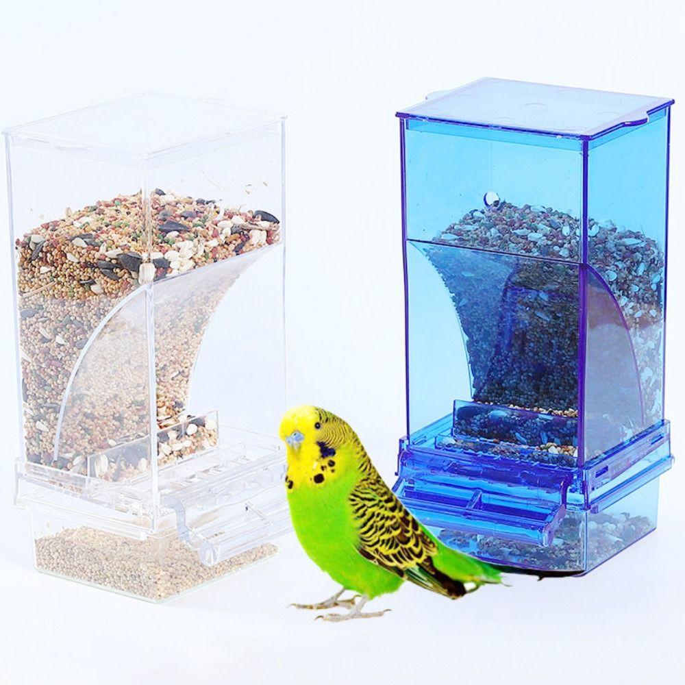 For Smail Bird Parakeets with Perch Food Container Bird Feeders Bird Cage Accessories Feeder Bowls
