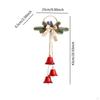Weihnachtsglocke Dekoration Hängeornament Weihnachtsbaumdeko Anhänger für Tür