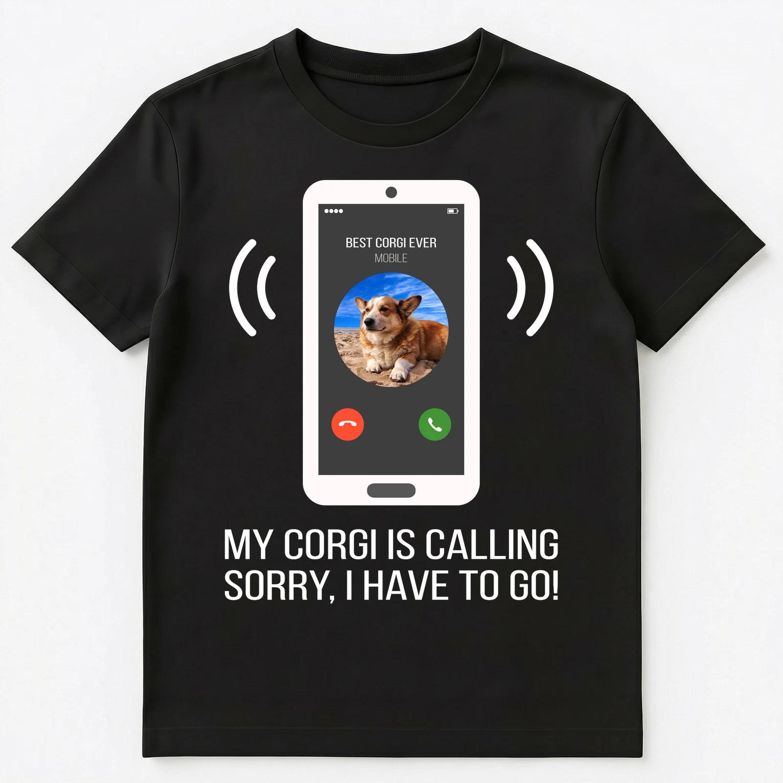 Funny Corgi Dog Unisex T-Shirt 3XL